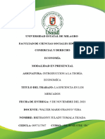 Tarea 2, Introuccion A La Teoria Economica