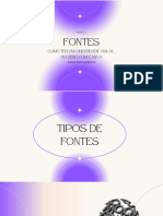 Fontes - Canva