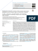 Morphometric and Genetic Variations of Three Grouper Species (Genus