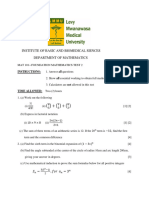 MAT 101 Test 2 March 2020