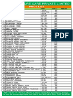 Vedhas Price List New .Word