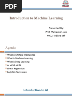 Linear Regression and Logistic Regression