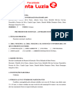 Pré-Projeto de Extensao Atividade Extensionista