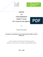 Simulation Et Raccordement D'une Centrale Photovoltaïque Au Réseau ONEE 22 kV-1