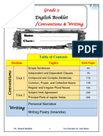 First Trimester Booklet 2023, Writing