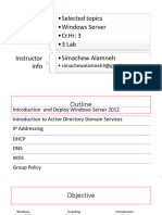 Lecture 1 Intro Windows Server