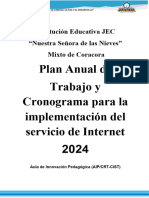 Plan Anual de Trabajo y Cronograma 2024 (Internet)