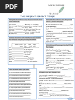 SELF STUDY GUIDE Present Perfect