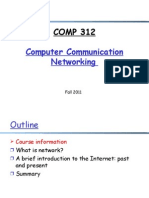 COMP 312: Computer Communication Networking