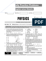 Physics: DPP - Daily Practice Problems