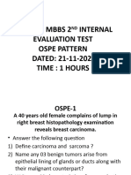 New PPT 3rd Year Test 22 LUMHS