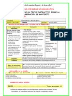 Sesion de Aprendizaje de Comun 0 de Noviembre 2023