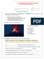 AVALIAÇÃO DE CIENCIAS 3º Ano - 4ºBIM.1