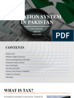 Tax Structure of Pakistan