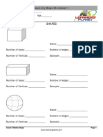 Geometry Shape Workbook 1