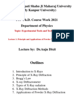 Lecture 1 Principle and Application of X Ray Diffractometer