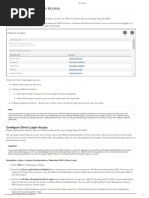 Configure Direct Login