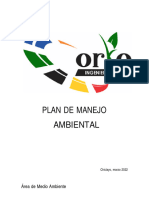 Plan de Manejo Ambiental Orko