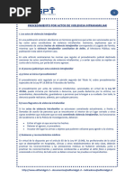 Procedimiento Por Actos de Violencia Intrafamiliar