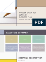 Wooden Grain Toy Company Business Plan by Ahmed Yasser, 9B1