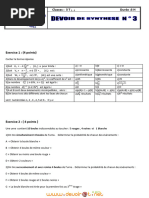 Devoir Corrigé de Synthèse N°3 - Math Probabilités-Suites Réelles-Géométrie Dans L'espace - 3ème Technique (2010-2011) Mme Rawda Abdesslem