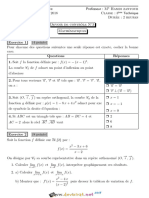 Devoir de Contrôle N°3 2ème Semestre - Math - 3ème Technique (2017-2018) MR Zantour Hamdi