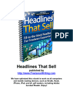 Headlines That Sell