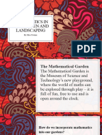 Mathematics in The Garden and Landscaping