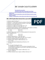 Ibc Seismic Load Calculation