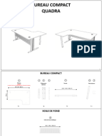 Notice de Montage Bureau Compact QUADRA