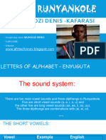 Letters of Alphabet