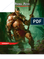 Barbarian Primal Paths - GM Binder