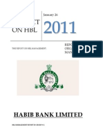 HBL Management Project Report