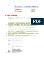 Blueprint of Computer Science Class XII