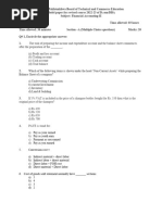 Financial Accounting (D.com-II)