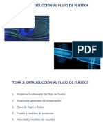 Tema 1 - Introducción Al Flujo de Fluidos