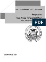 Five Year Financial Plan FY17-18 Through FY21-22 (Proposed) FINAL