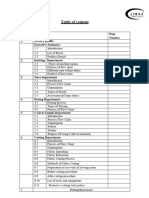 Of Content: SL No: Topics Number 1. Factory Profile Executive Summary