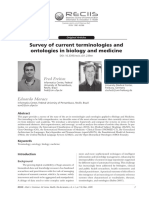 Survey of Current Terminologies and Onto