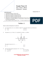 MATH Sample Paper Unsolved