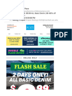 ?FLASH SALE $9.99 ALL Basic Denim 60-80 Off ALL Outerwear!