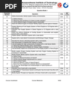 MMAM Question Bank 1