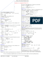 Limite Et Continuité Serie 1