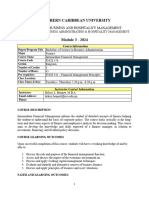 Intermediate Financial ManagementModule 3 Course Outline Module 3 2024