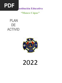 Plan de Actividades Enero, Febrero Director
