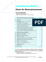 Critères de Dimensionne