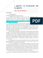 El Proceso Agrario, Frustración en Saneamiento 2002