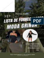 Lista de Fornecedores Moda Gringa