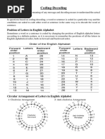 Reasoning Coding Decoding