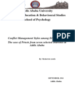 Conflict Management Styles Among EOTC PriestsMeskerem Assefa